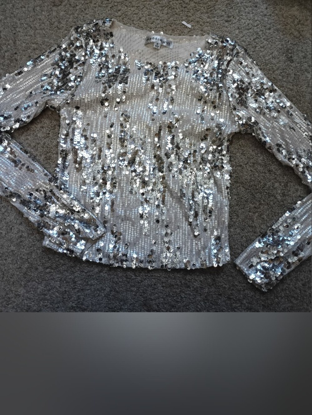 Madden Girl Sequin Shirt